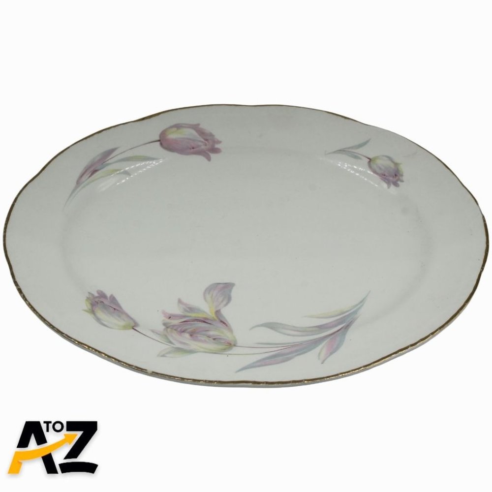 Homer Laughlin Eggshell Nautilus Oval Serving Platter 16" X 12.5" Bone/Pastel's